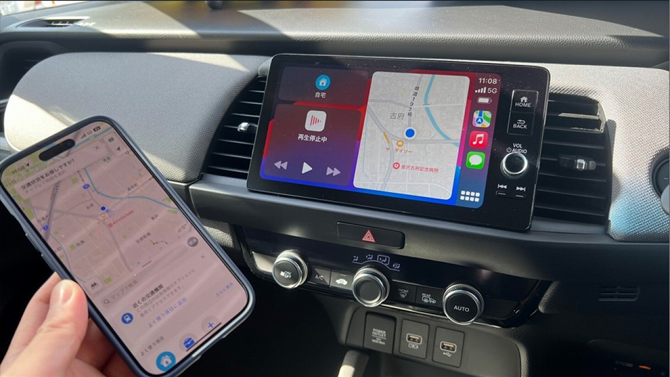 CarPlayを接続できる